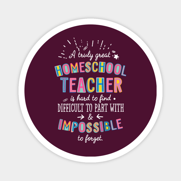 A truly Great Homeschool Teacher Gift - Impossible to forget Magnet by BetterManufaktur